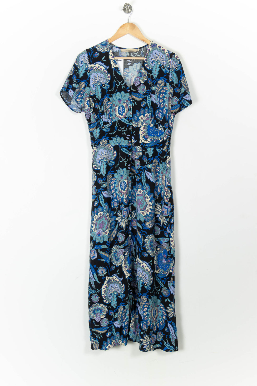 Robe Longue Bleu et Violet - Taille L/40 de la marque La Fée Maraboutée | PARAD106238 - Vendu par Paradigme - Image 2