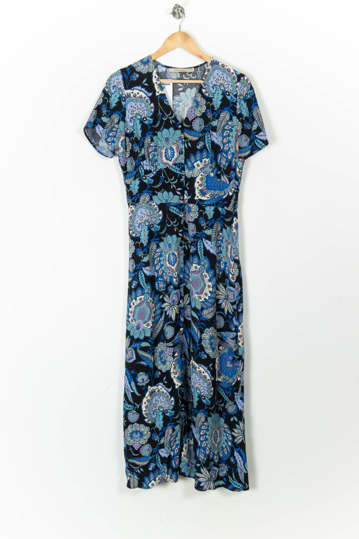 Robe Longue Bleu et Violet - Taille L/40 de la marque La Fée Maraboutée | PARAD106238 - Vendu par Paradigme - Image 2
