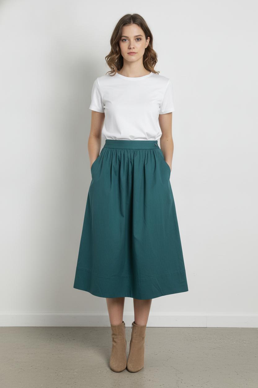 Jupe Midi Verte - Taille S/36 de la marque Comptoir des Cotonniers | PARAD106242 - Vendu par Paradigme - Image 1