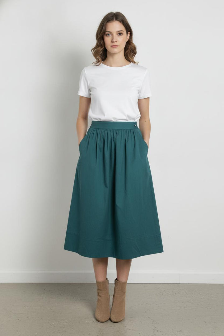 Jupe Midi Verte - Taille S/36 de la marque Comptoir des Cotonniers | PARAD106242 - Vendu par Paradigme - Image 1