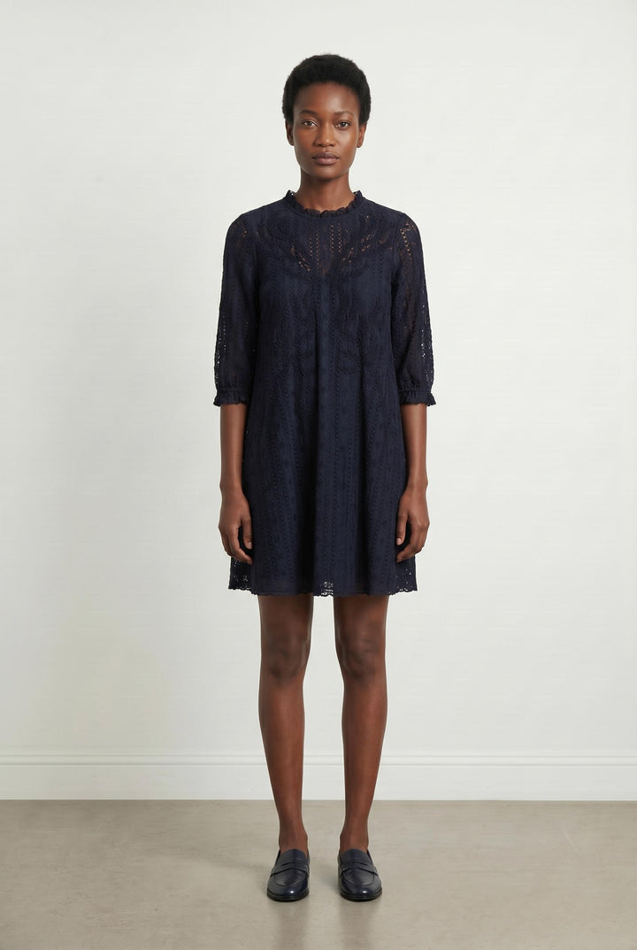 Robe Dentelle Bleue - Taille XS/34 de la marque Petite Mendigote | PARAD106244 - Vendu par Paradigme - Image 1
