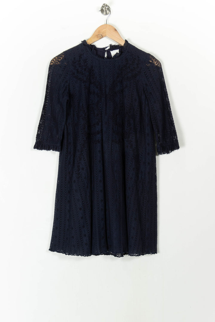 Robe Dentelle Bleue - Taille XS/34 de la marque Petite Mendigote | PARAD106244 - Vendu par Paradigme - Image 2