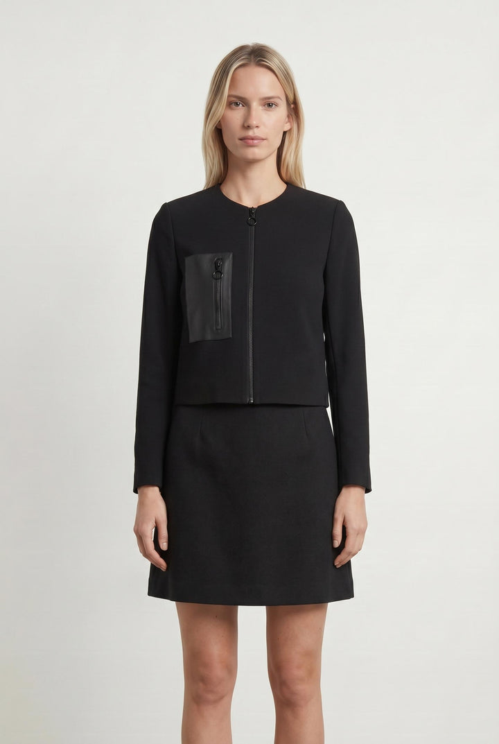 Blouson Noir - Taille S/36 de la marque Sandro | PARAD106256 - Vendu par Paradigme - Image 1