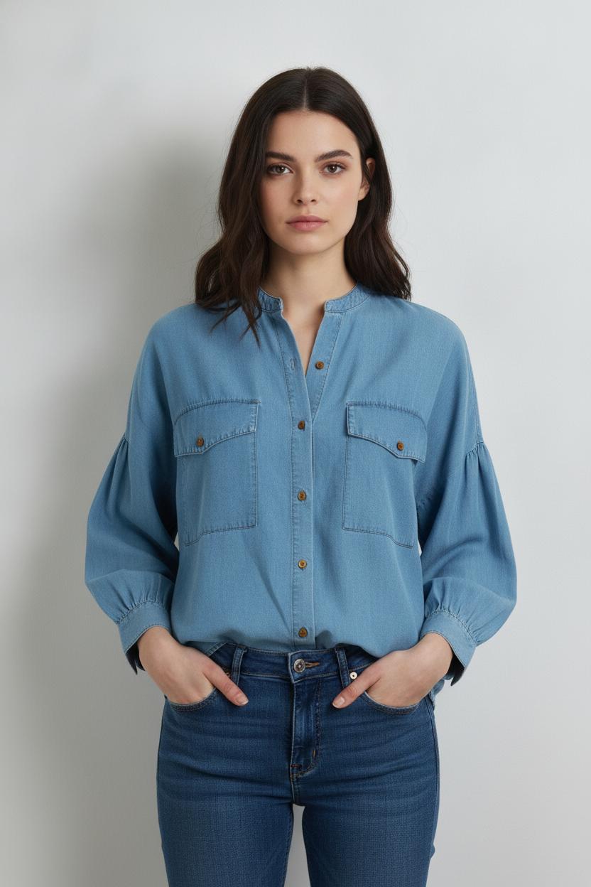 Chemise Bleu - Taille S/36 de la marque Sessùn | PARAD106261 - Vendu par Paradigme - Image 1