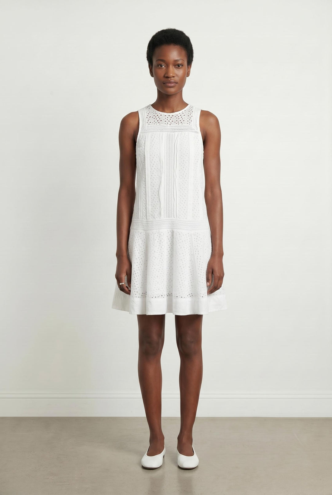 Robe Brodée Blanche - Taille S/36 de la marque Vanessa Bruno | PARAD106264 - Vendu par Paradigme - Image 1