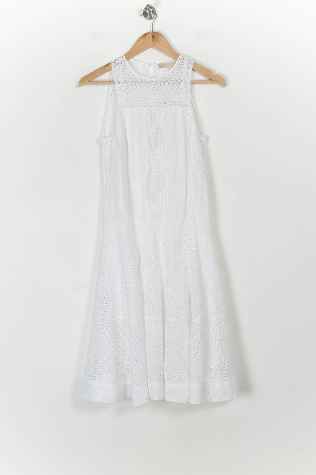 Robe Brodée Blanche - Taille S/36 de la marque Vanessa Bruno | PARAD106264 - Vendu par Paradigme - Image 2