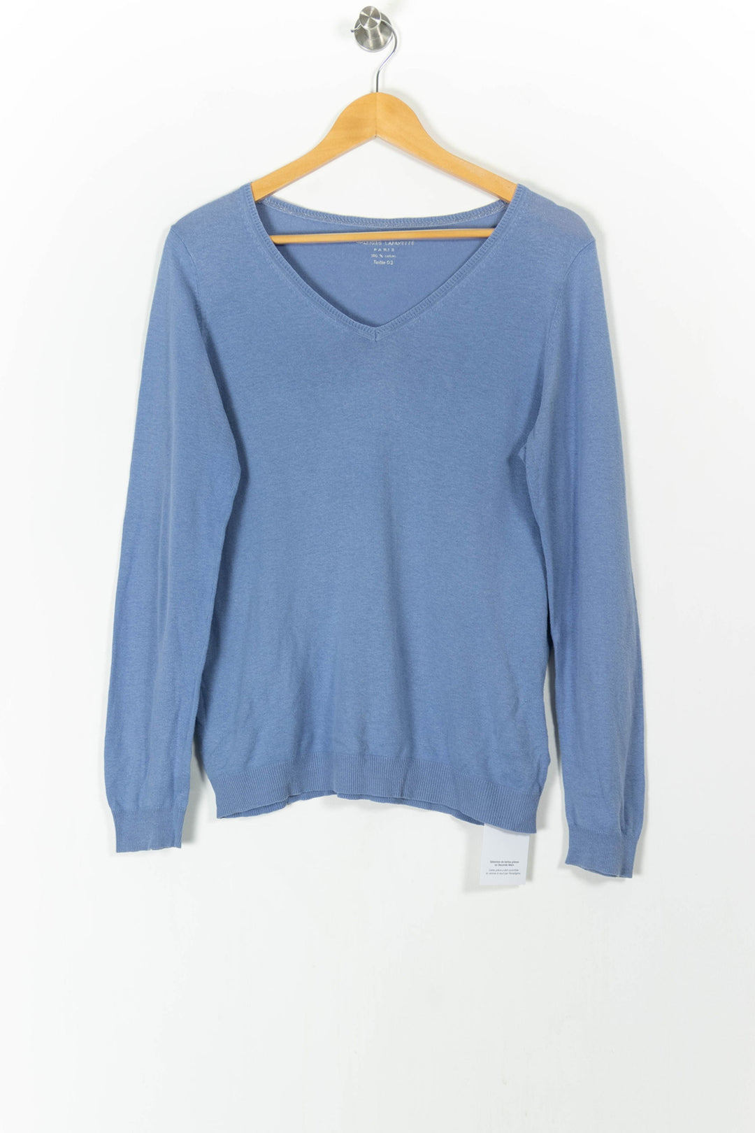 Pull Bleu - Taille L/40 de la marque Galeries Lafayette | PARAD106267 - Vendu par Paradigme - Image 2