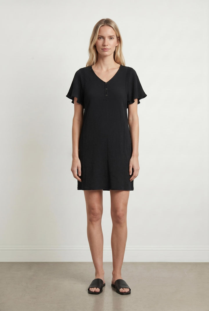 Robe Courte Noire - Taille M/38 de la marque Des petits hauts | PARAD106277 - Vendu par Paradigme - Image 1