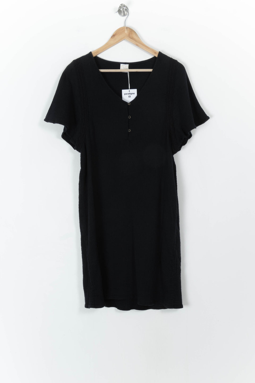 Robe Courte Noire - Taille M/38 de la marque Des petits hauts | PARAD106277 - Vendu par Paradigme - Image 2