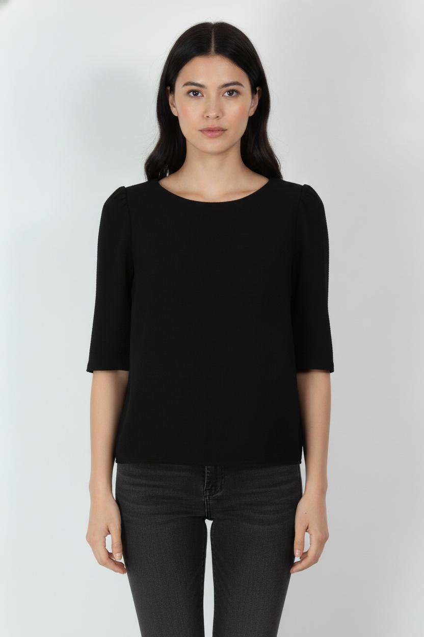 Blouse Noire - Taille L/40 de la marque ba&sh | PARAD106281 - Vendu par Paradigme - Image 1