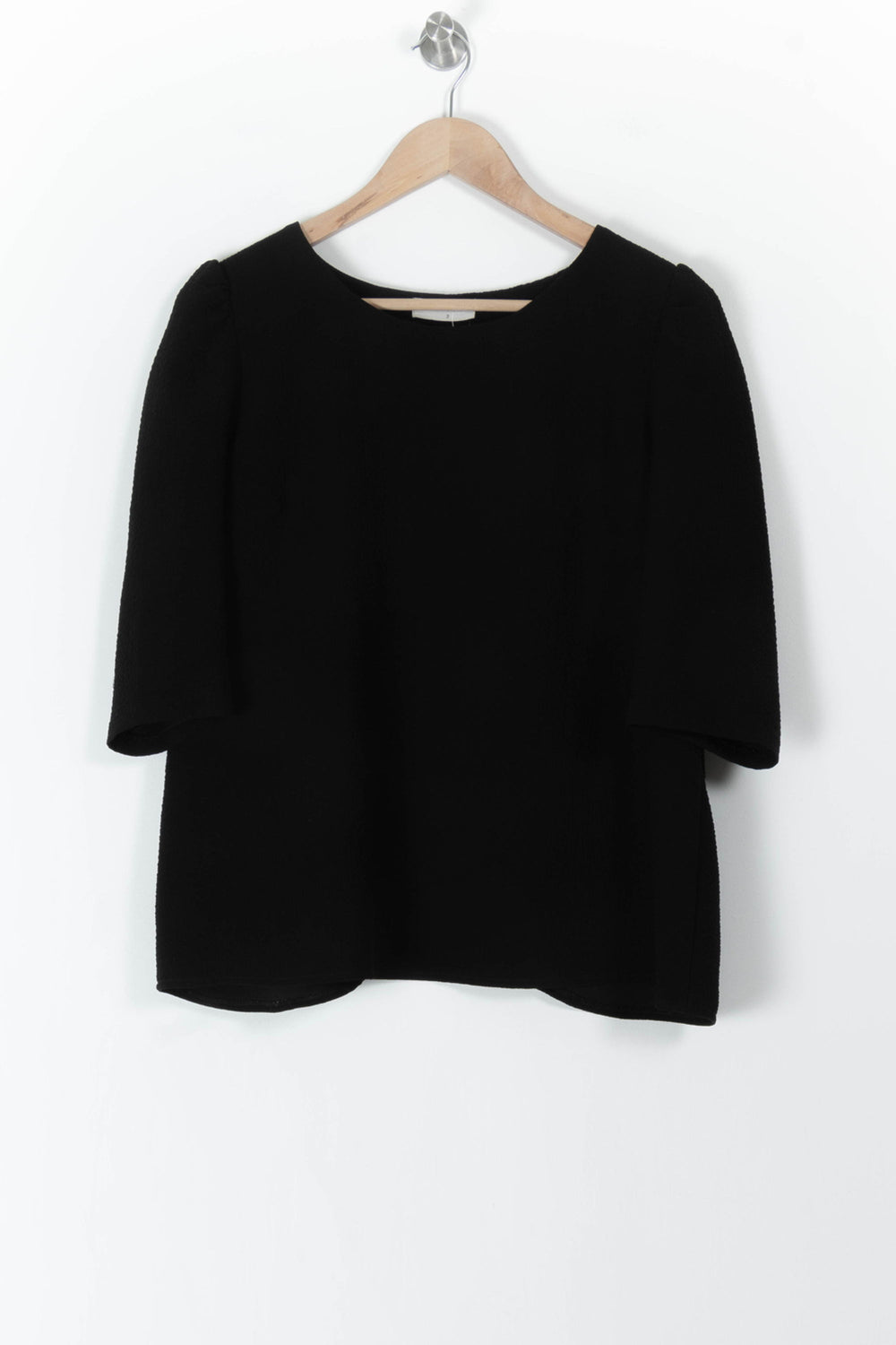 Blouse Noire - Taille L/40 de la marque ba&sh | PARAD106281 - Vendu par Paradigme - Image 2