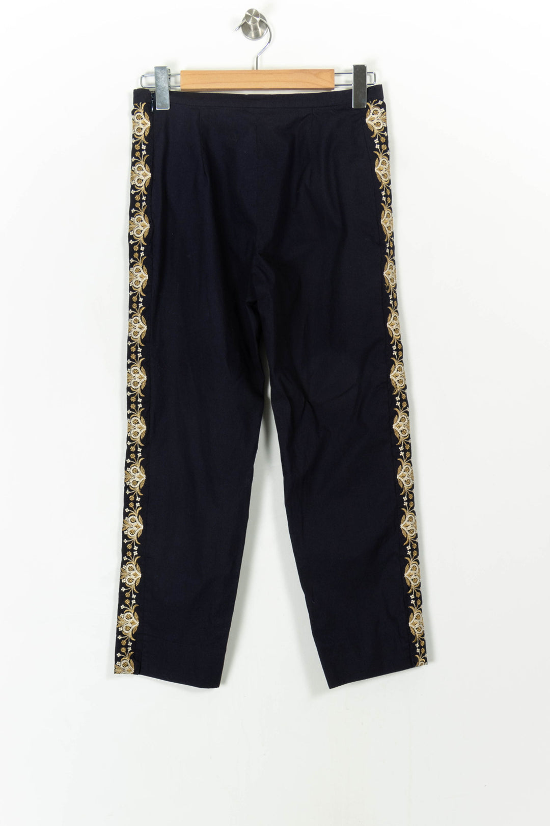 Pantalon Slim Bleu - Taille XL/42 de la marque Ines de la Fressange Paris | PARAD106282 - Vendu par Paradigme - Image 4