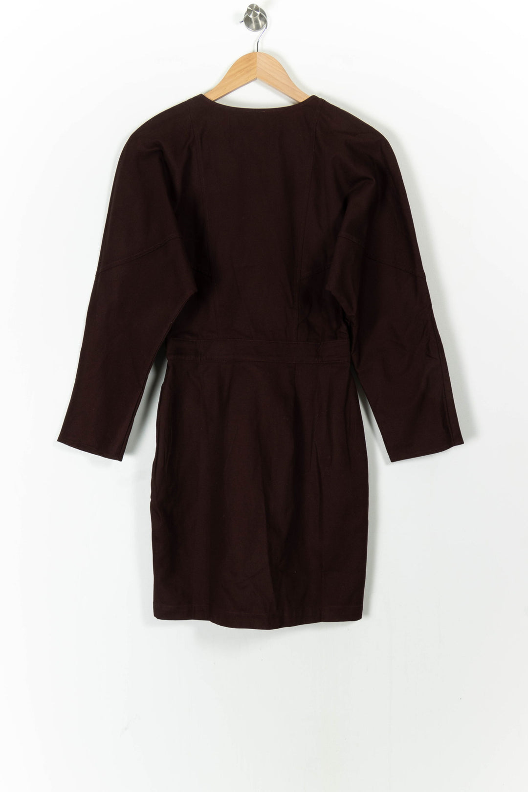 Robe Portefeuille Marron - Taille S/36 de la marque Des petits hauts | PARAD106283 - Vendu par Paradigme - Image 4