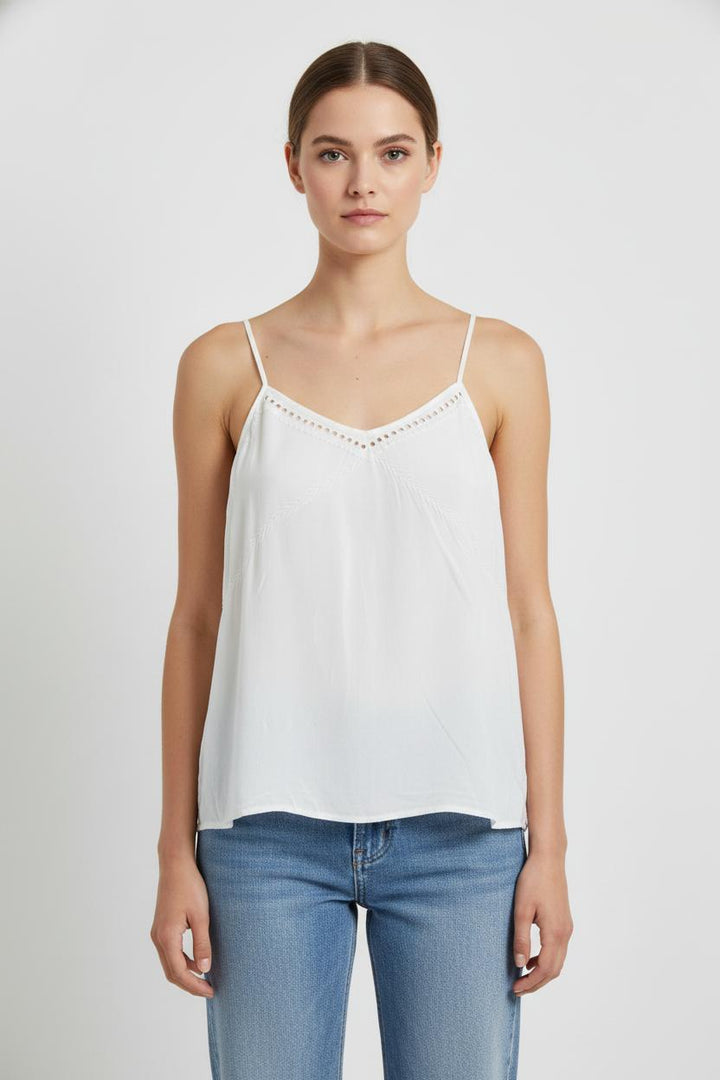 Débardeur Blanc - Taille S/36 de la marque Suncoo | PARAD106286 - Vendu par Paradigme - Image 1