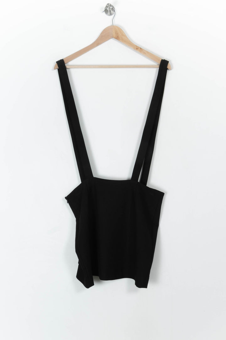 Jupe à Bretelles Noire - Taille L/40 de la marque Maje | PARAD106334 - Vendu par Paradigme - Image 4