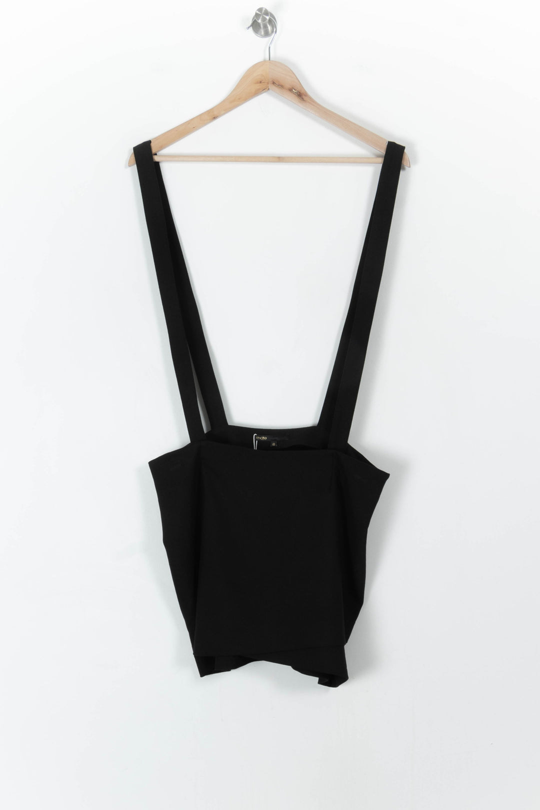 Jupe à Bretelles Noire - Taille L/40 de la marque Maje | PARAD106334 - Vendu par Paradigme - Image 2