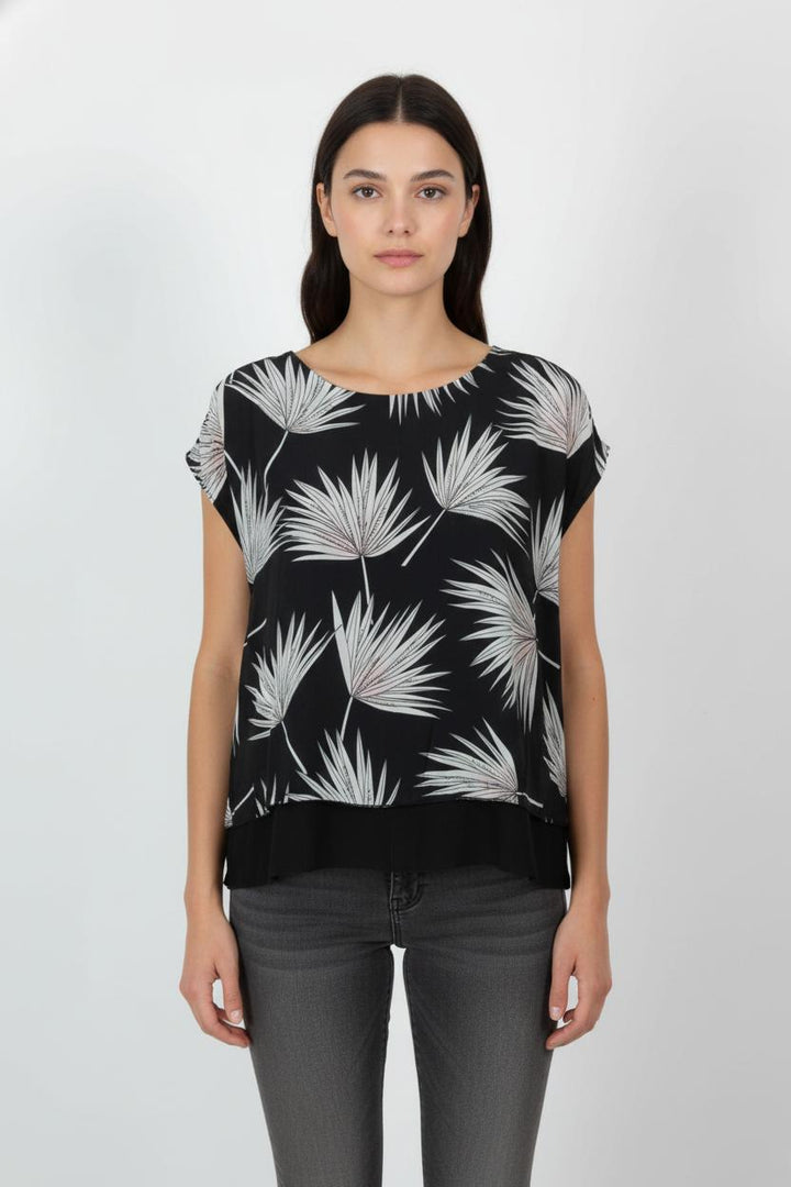Blouse Noire et Blanche - Taille T.U. de la marque La Fée Maraboutée | PARAD106355 - Vendu par Paradigme - Image 1