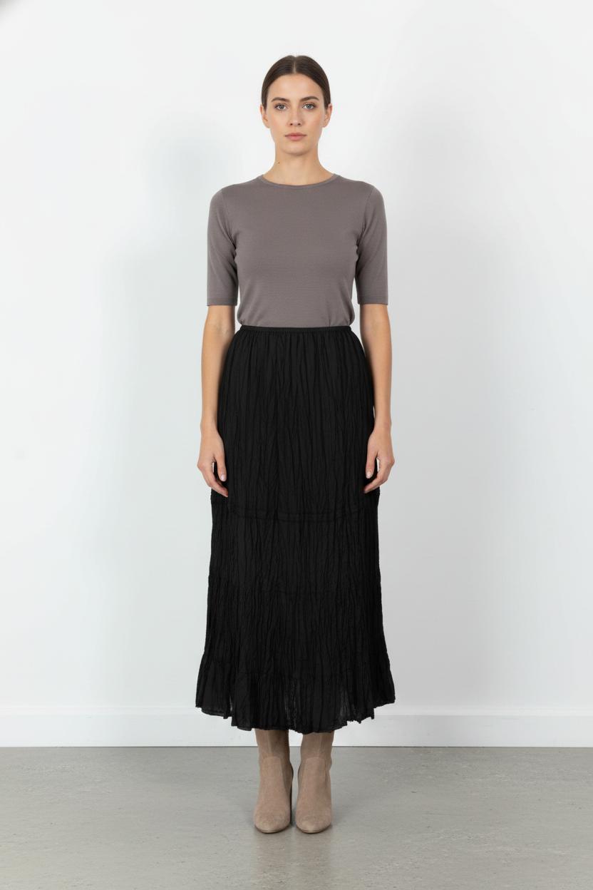 Jupe Longue Noire - Taille L/40 de la marque Gerard Darel | PARAD106358 - Vendu par Paradigme - Image 1