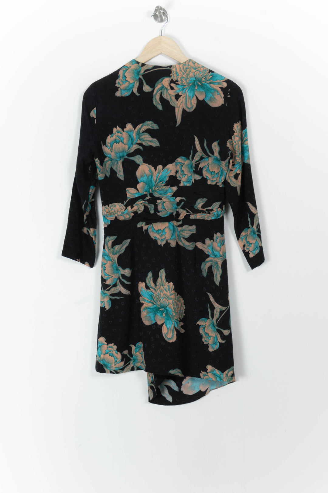 Robe Courte Noire et Verte - Taille M/38 de la marque Sandro | PARAD106364 - Vendu par Paradigme - Image 4