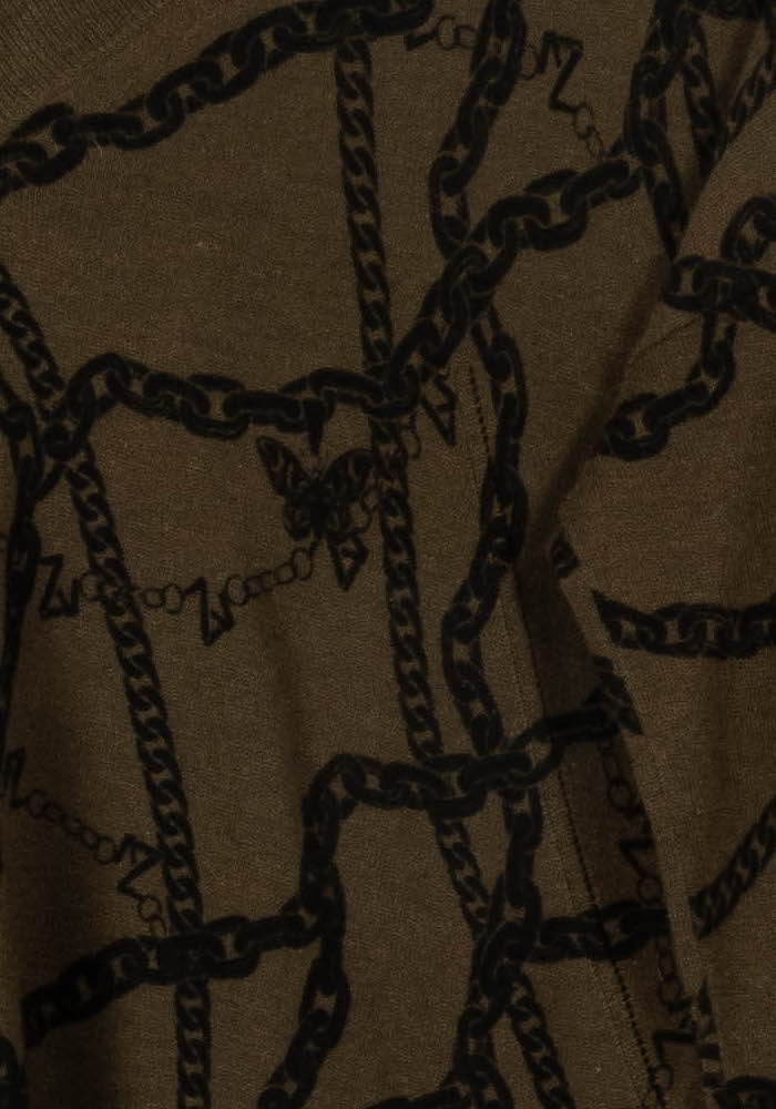 Pull Marron et Noir - Taille XS/34 de la marque Zadig&Voltaire | PARAD106365 - Vendu par Paradigme - Image 3