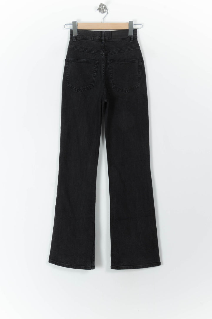 Jean Évasé Noir - Taille XS/34 de la marque The Kooples | PARAD106366 - Vendu par Paradigme - Image 4