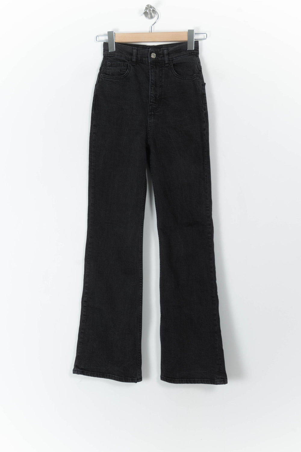 Jean Évasé Noir - Taille XS/34 de la marque The Kooples | PARAD106366 - Vendu par Paradigme - Image 2