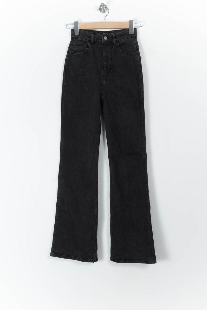 Jean Évasé Noir - Taille XS/34 de la marque The Kooples | PARAD106366 - Vendu par Paradigme - Image 2