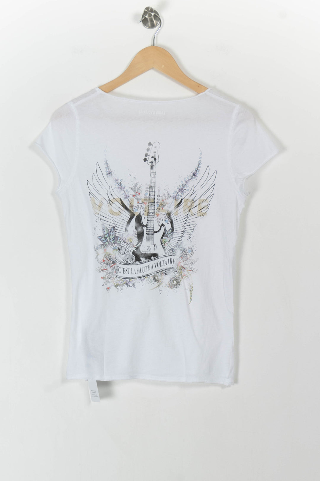 Tee-shirt Blanc - Taille S/36 de la marque Zadig&Voltaire | PARAD106367 - Vendu par Paradigme - Image 4