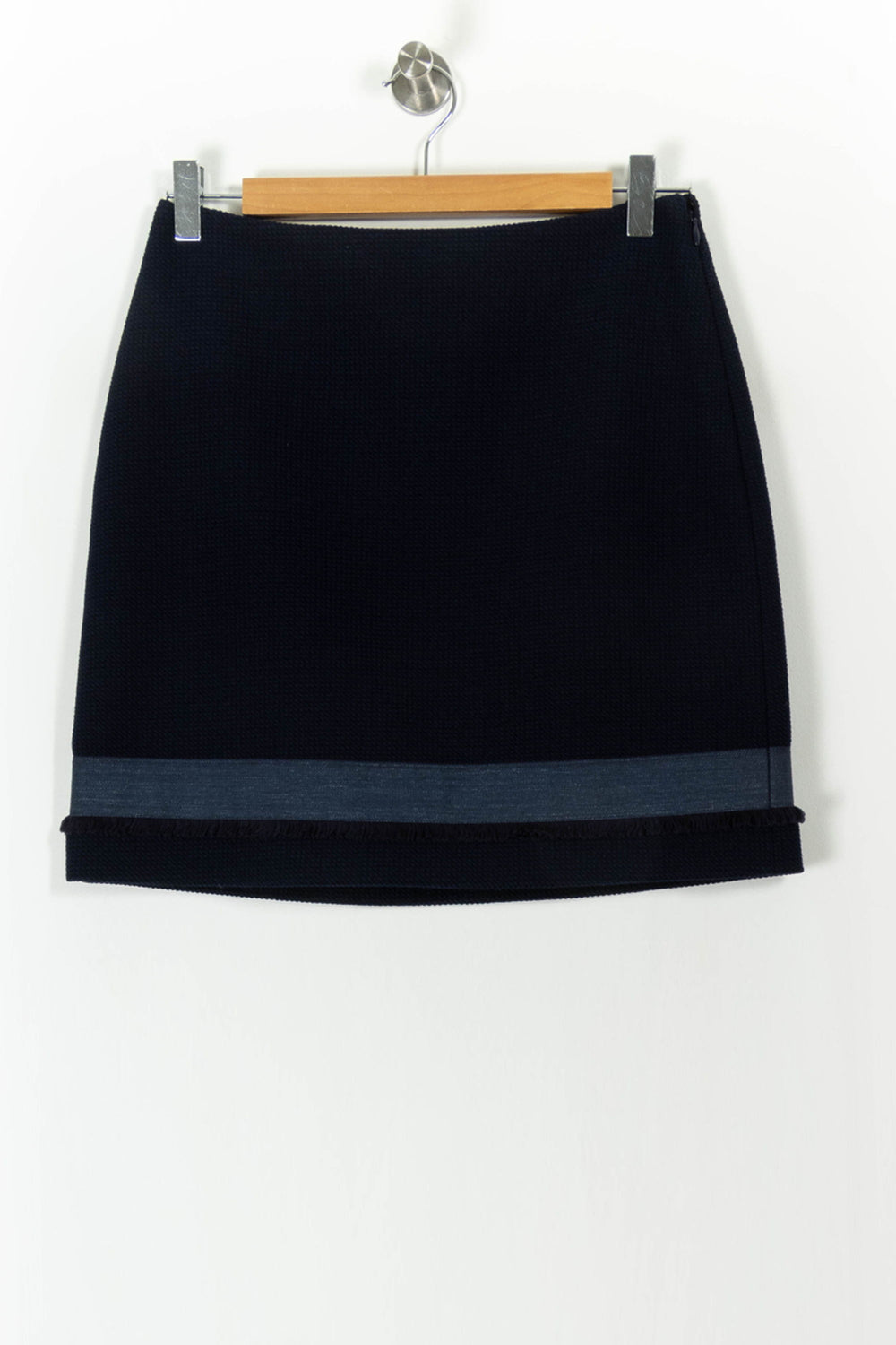 Jupe Courte Bleue - Taille S/36 de la marque Claudie Pierlot | PARAD106372 - Vendu par Paradigme - Image 2