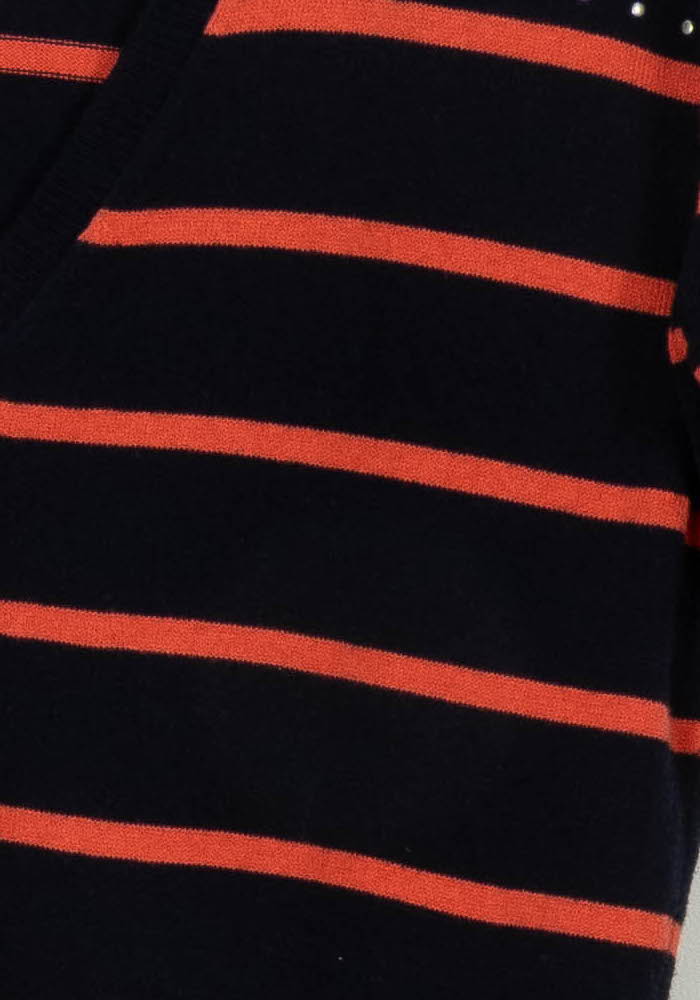 Cardigan Bleu et Rouge - Taille M/38 de la marque Sud express | PARAD106375 - Vendu par Paradigme - Image 3