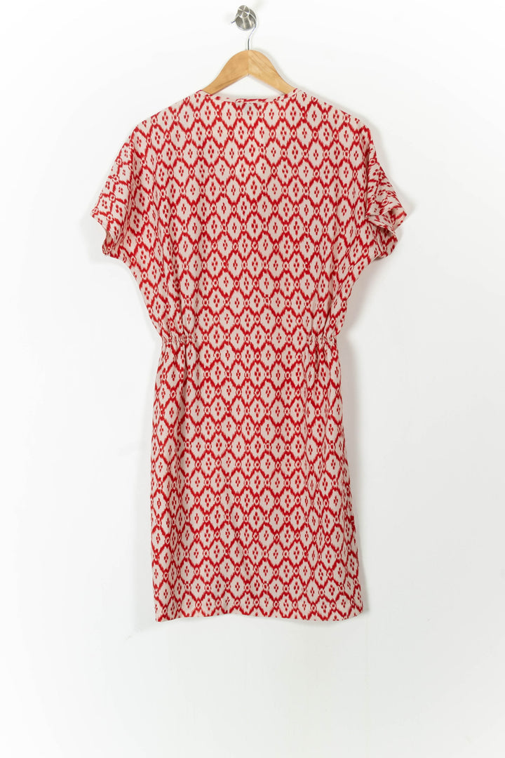 Robe droite Rouge et Blanc - Taille S/36 de la marque Maison 123 | PARAD106377 - Vendu par Paradigme - Image 4