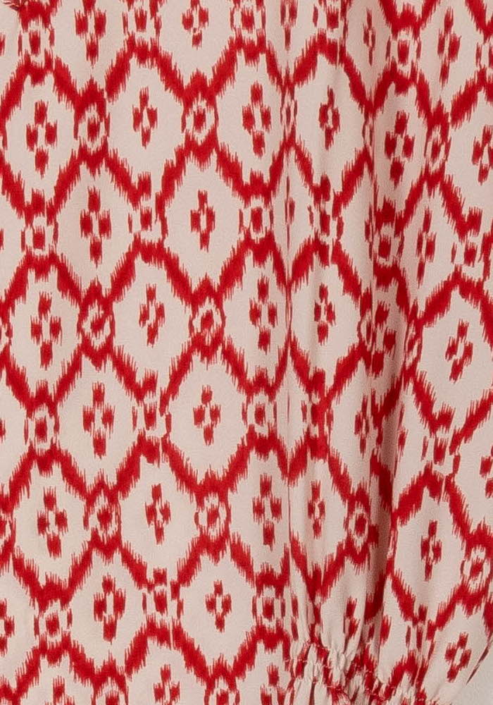 Robe droite Rouge et Blanc - Taille S/36 de la marque Maison 123 | PARAD106377 - Vendu par Paradigme - Image 3