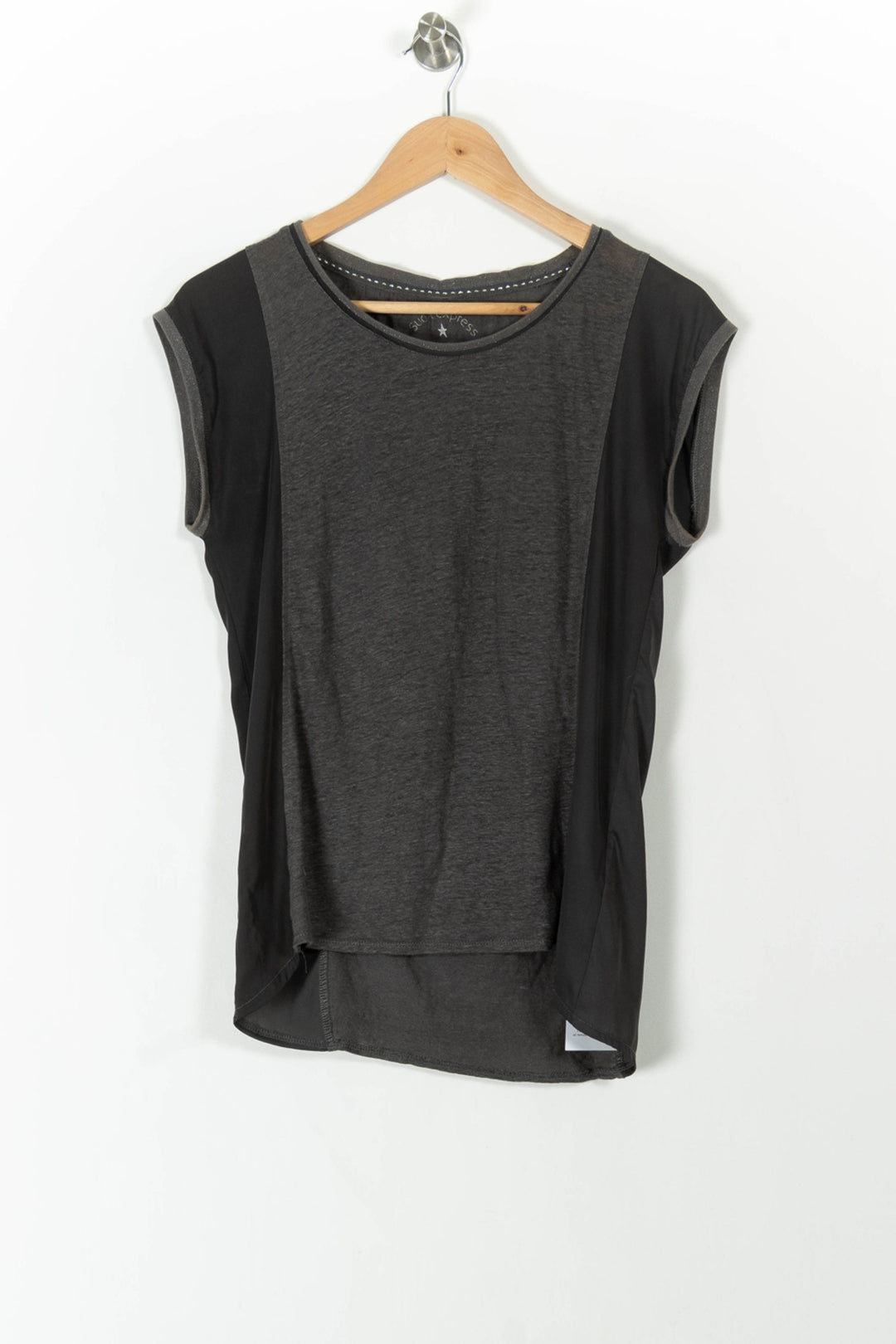 Tee-shirt Gris et Noir - Taille S/36 de la marque Sud express | PARAD106379 - Vendu par Paradigme - Image 2