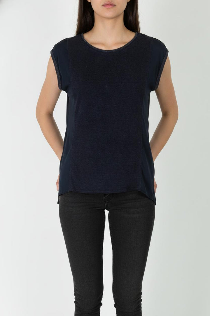 Tee-shirt Bleu - Taille S/36 de la marque Sud express | PARAD106385 - Vendu par Paradigme - Image 1