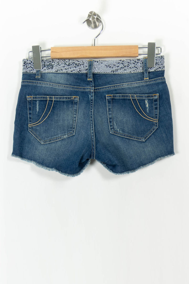 Short en Jean Bleu - Taille S/36 de la marque Maje | PARAD106386 - Vendu par Paradigme - Image 4