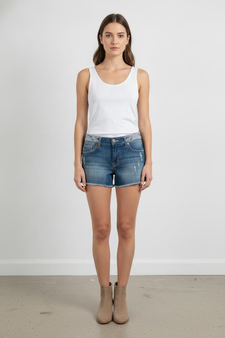 Short en Jean Bleu - Taille S/36 de la marque Maje | PARAD106386 - Vendu par Paradigme - Image 1