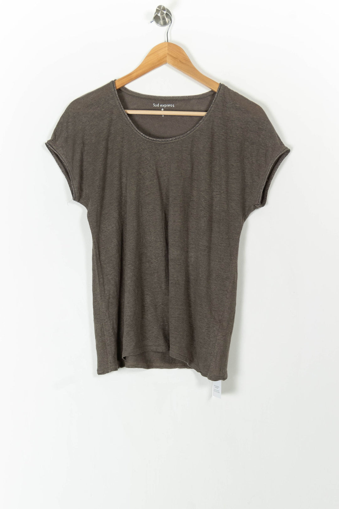 Tee-shirt Gris - Taille S/36 de la marque Sud express | PARAD106390 - Vendu par Paradigme - Image 2
