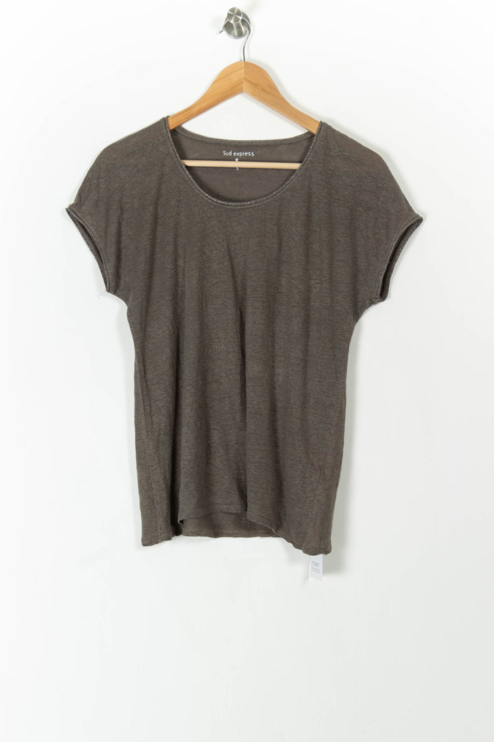 Tee-shirt Gris - Taille S/36 de la marque Sud express | PARAD106390 - Vendu par Paradigme - Image 2