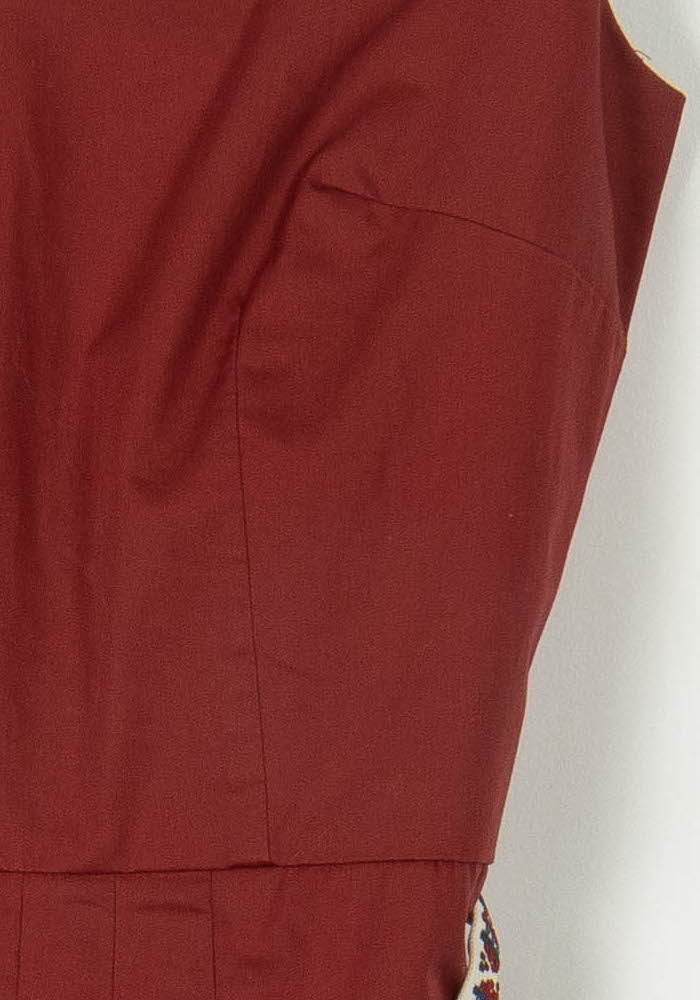 Robe Sans Manches Bordeaux - Taille M/38 de la marque Caroll | PARAD106391 - Vendu par Paradigme - Image 3