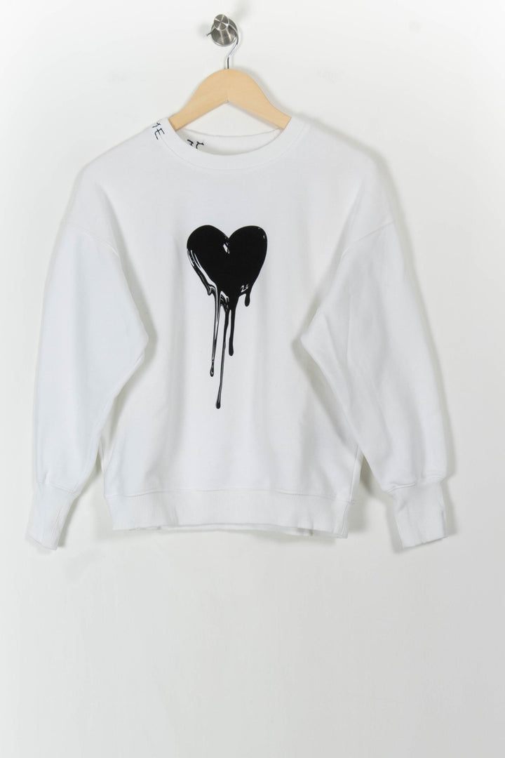 Sweatshirt Blanc et Noir - Taille XS/34 de la marque Zadig&Voltaire | PARAD106398 - Vendu par Paradigme - Image 2