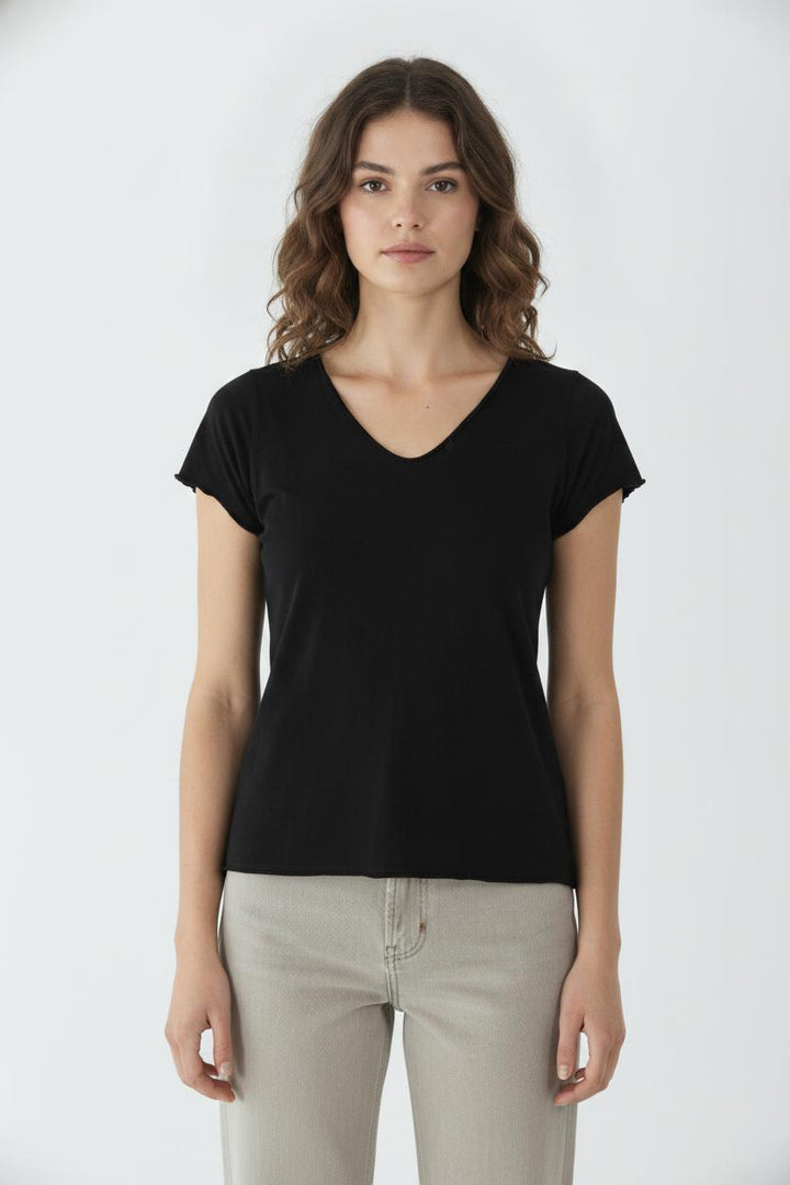 Tee-shirt Noir - Taille S/36 de la marque Zadig&Voltaire | PARAD106399 - Vendu par Paradigme - Image 1