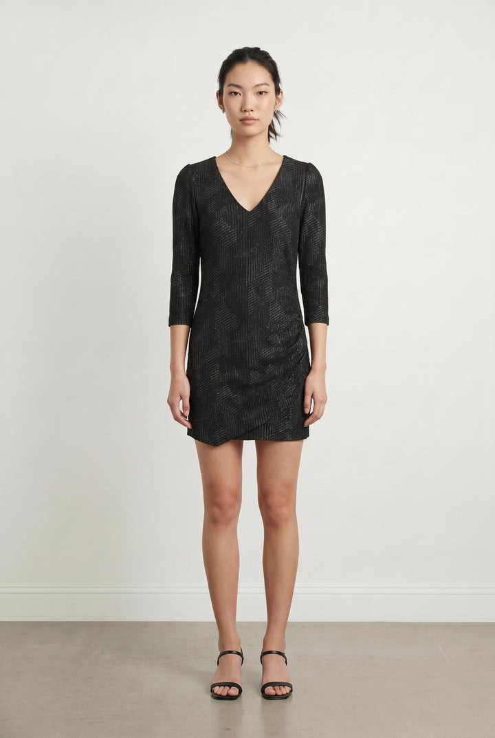 Robe Courte Noire - Taille M/38 de la marque IKKS | PARAD106401 - Vendu par Paradigme - Image 1