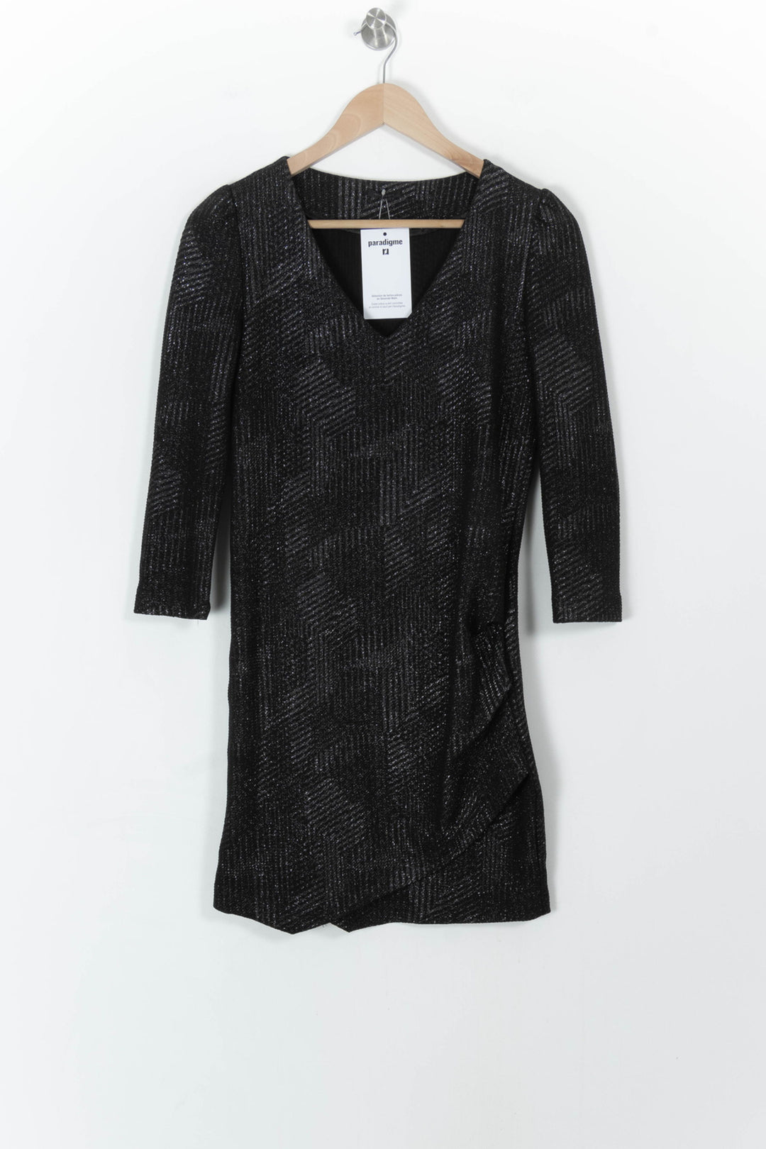 Robe Courte Noire - Taille M/38 de la marque IKKS | PARAD106401 - Vendu par Paradigme - Image 2