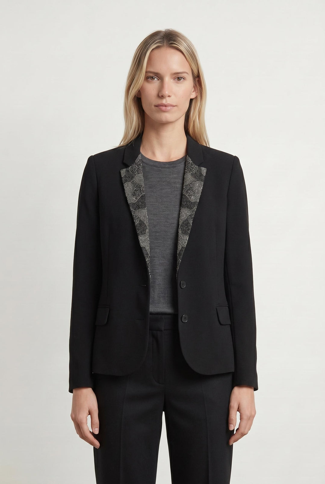 Blazer Noir - Taille M/38 de la marque IKKS | PARAD106402 - Vendu par Paradigme - Image 1