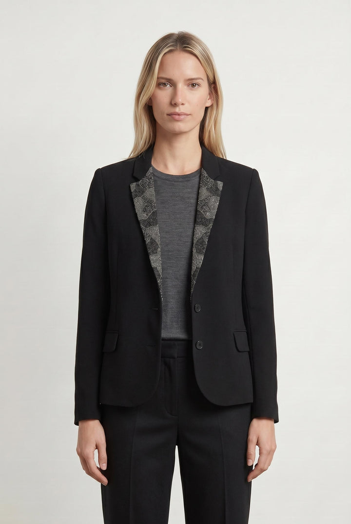 Blazer Noir - Taille M/38 de la marque IKKS | PARAD106402 - Vendu par Paradigme - Image 1