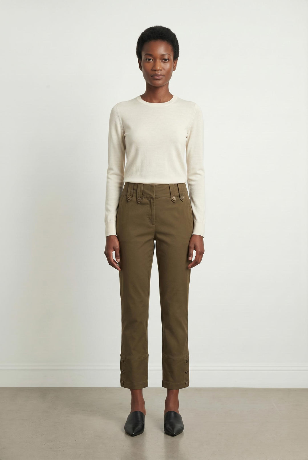 Pantalon Vert - Taille S/36 de la marque Indies | PARAD106408 - Vendu par Paradigme - Image 1