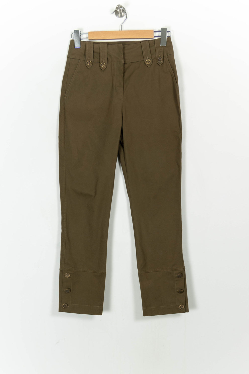 Pantalon Vert - Taille S/36 de la marque Indies | PARAD106408 - Vendu par Paradigme - Image 2