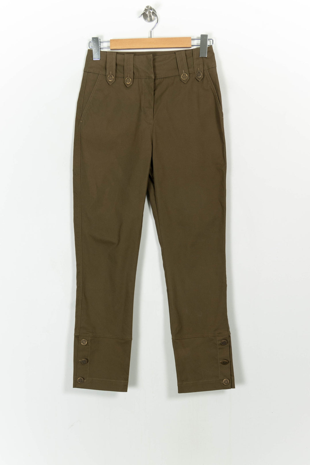 Pantalon Vert - Taille S/36 de la marque Indies | PARAD106408 - Vendu par Paradigme - Image 2