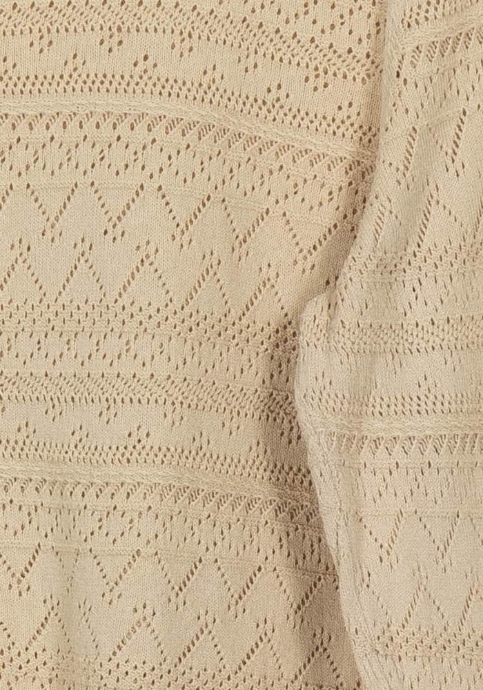 Pull Beige - Taille L/40 de la marque La Fée Maraboutée | PARAD106409 - Vendu par Paradigme - Image 3