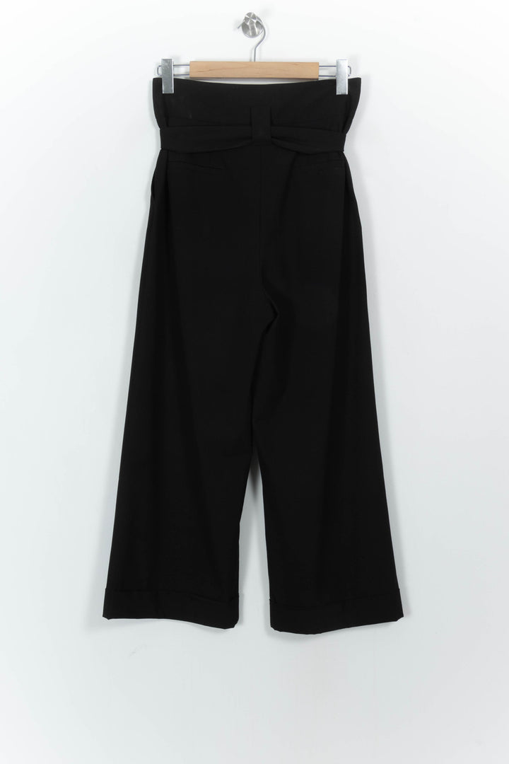 Pantalon Large Noir - Taille L/40 de la marque La Fée Maraboutée | PARAD106410 - Vendu par Paradigme - Image 4